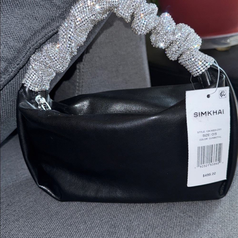 Simkhai Black Bag with Silver Handle